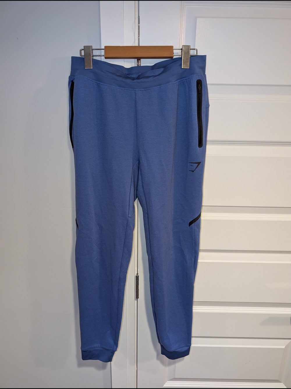 Gymshark Blue Jogger Pants with Black Accents